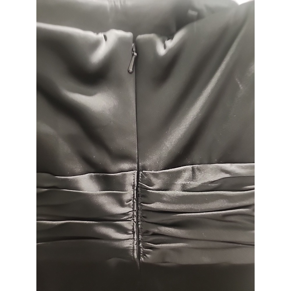 NWT WHITE HOUSE BLACK MARKET Black Cocktail Evening Dress Convertible Strap Sz 2 - Picture 4 of 6